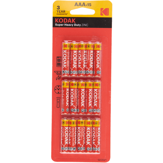 AAA-batterijen Kodak