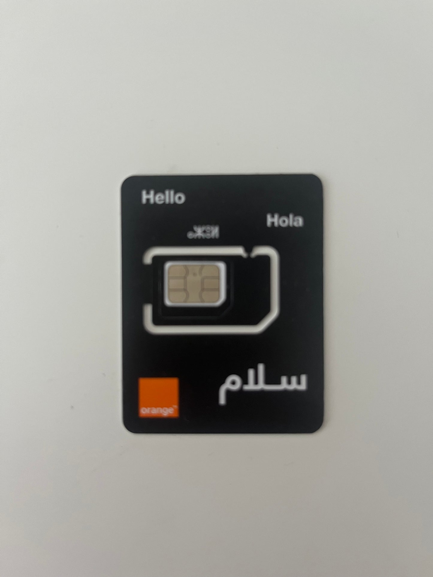 Startpakket Orange simkaart 5GB